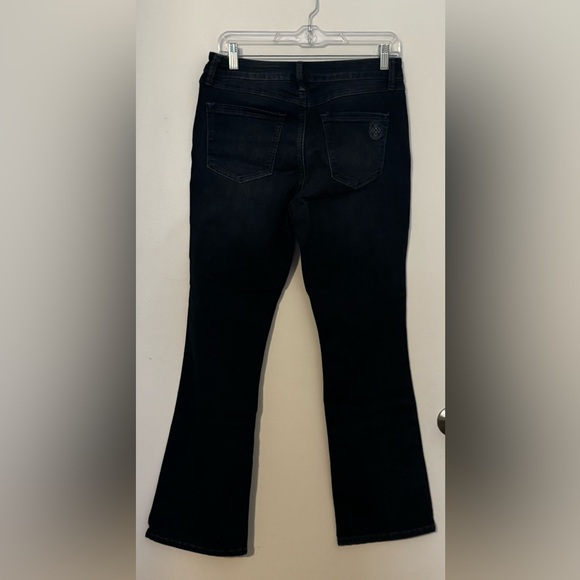 NWT Laurie Felt Silky Baby Bell pull on jeans flare stretchy 90s y2k comfy pants - Picture 2 of 7